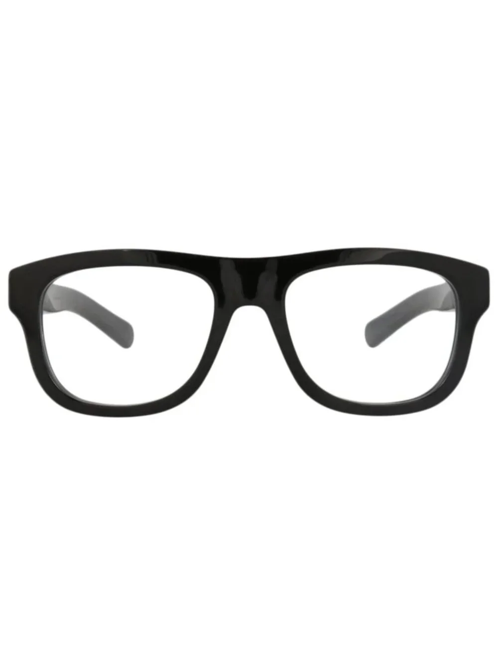 New Gucci Women's Eyeglasses Square Rectangle Recycled Acetate Frame Mens Black